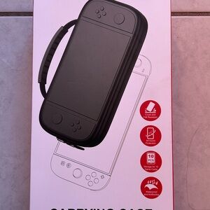 Black Gaming Console Carrying Case